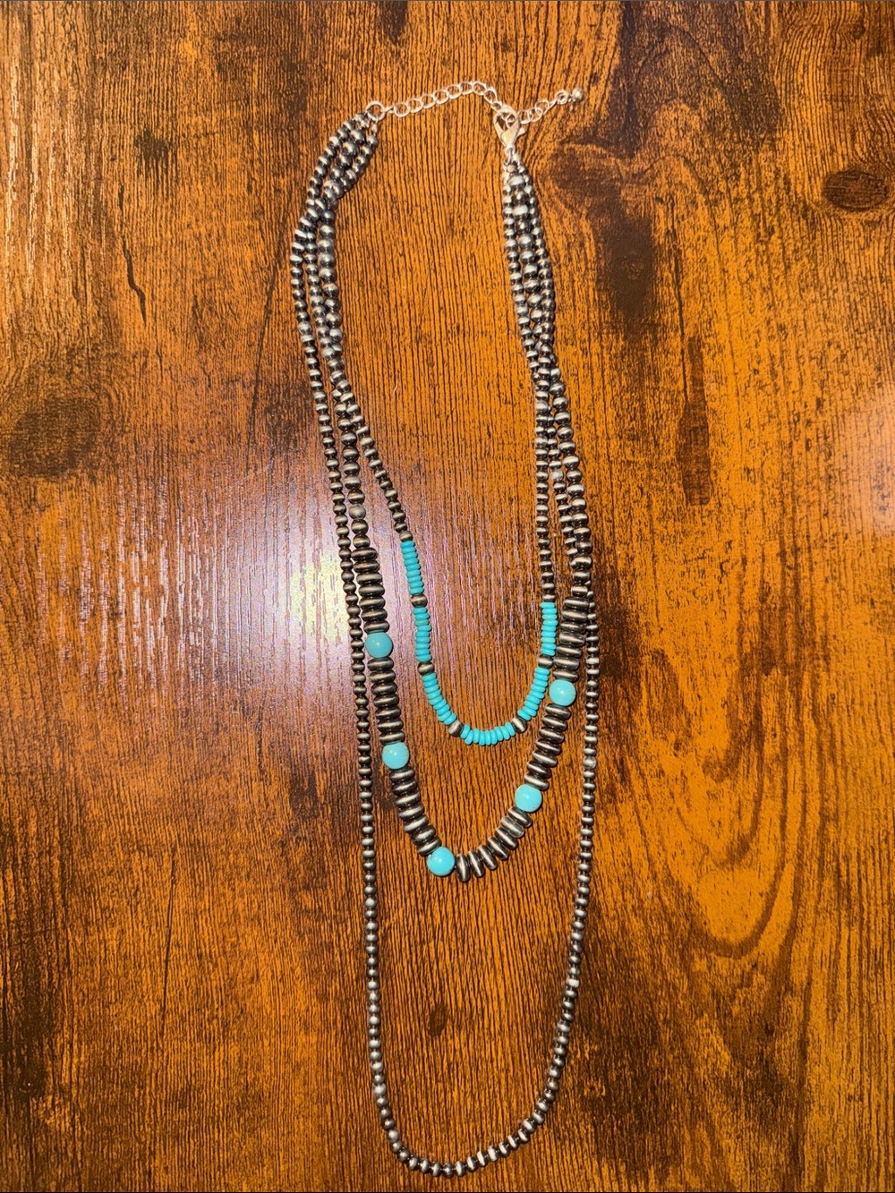 Navajo pearl inspired necklace